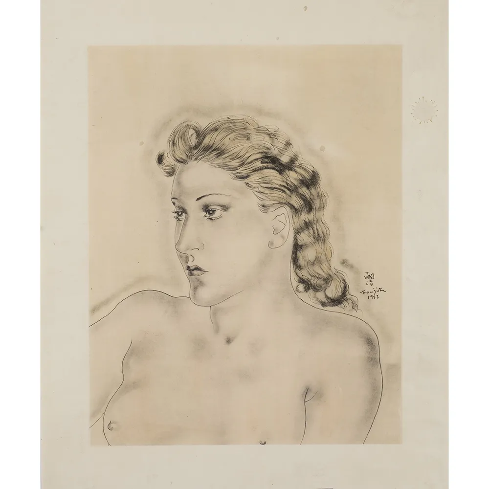 Múltiple Foujita - Jeune femme blonde ,1931