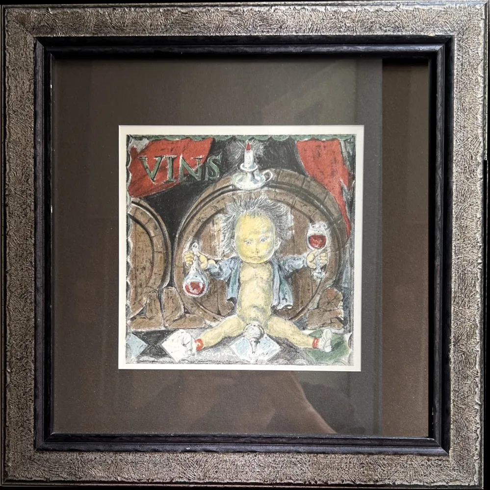 Litografía Foujita - 