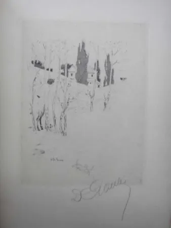 Grabado Fournier - [Eaux-fortes pour] Contes, Hyalis....