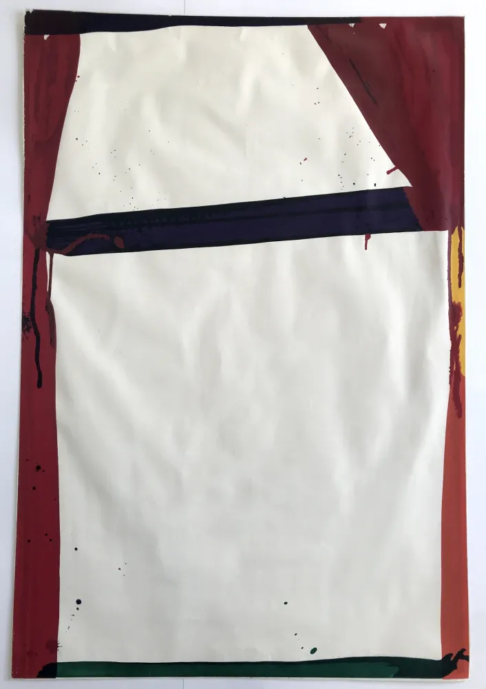 Serigrafía Francis - Sans titre (Lembark 243)