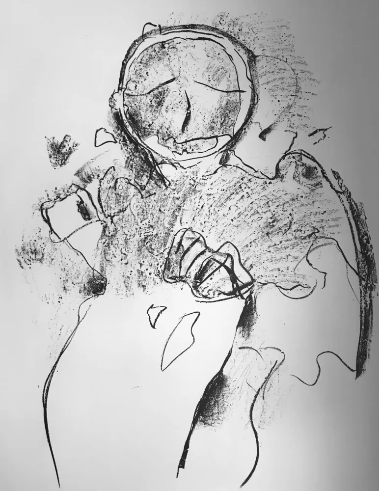 Litografía Francis - Self Portrait