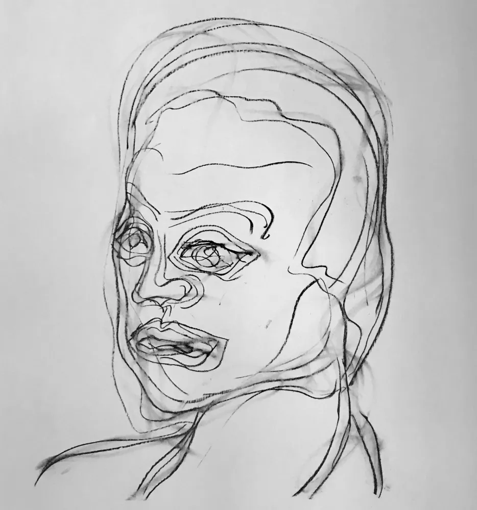 Litografía Francis - Self Portrait