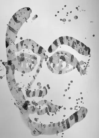 Litografía Francis - Self Portrait