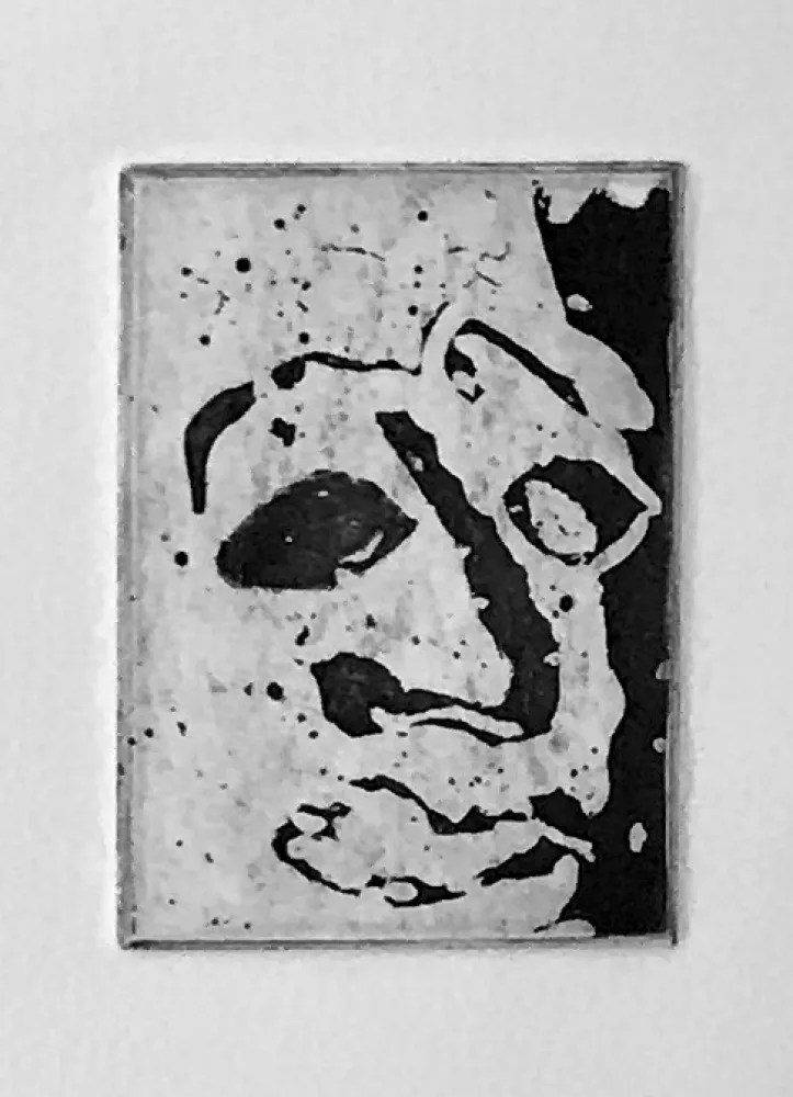 Aguatinta Francis - Self Portrait