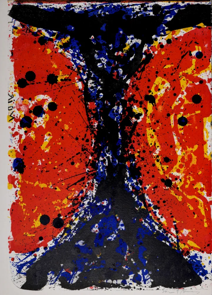 Litografía Francis - Uncle Sam, 1964 (Hand-signed)