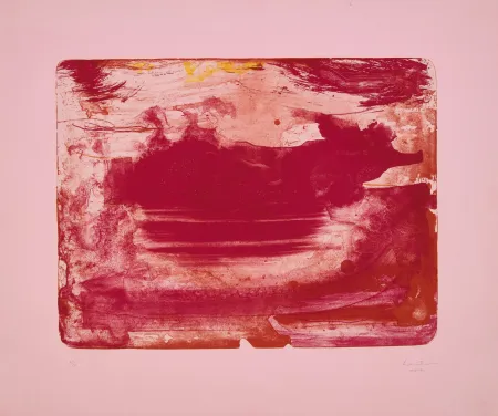 Litografía Frankenthaler - The Red Sea