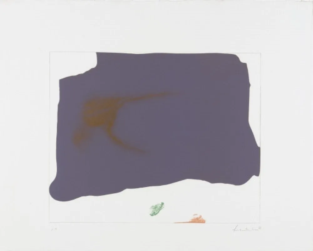 Litografía Frankenthaler - Variation II on Mauve Corner