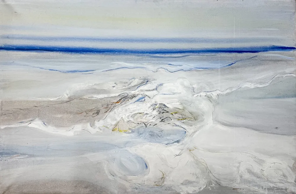 Sin Técnico Frattini - Vittore Frattini (1937) - Sopra le nuvole - Oil on Canvas - 1970