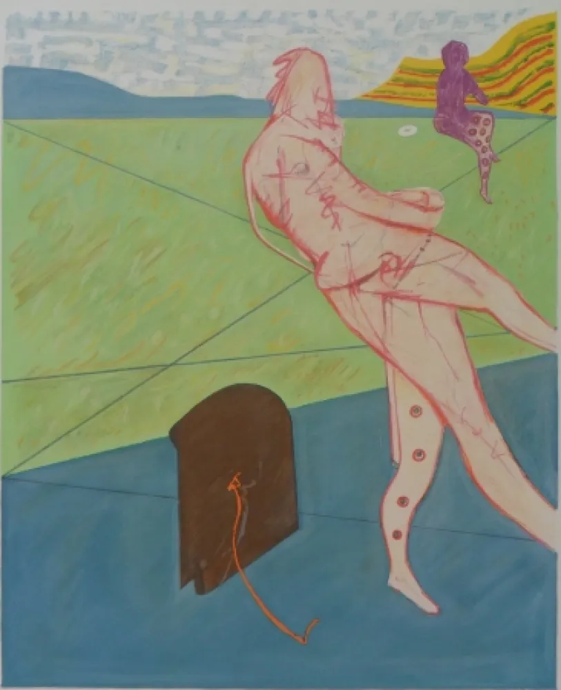 Litografía Freddie - Composition