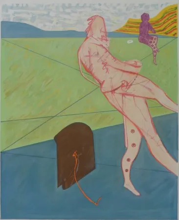 Litografía Freddie - Composition