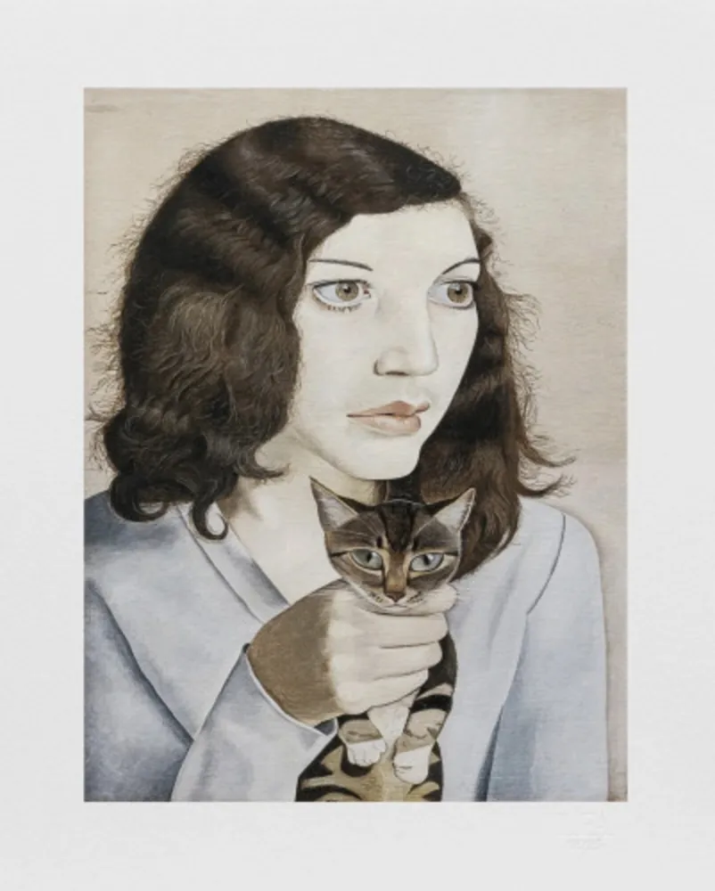 Múltiple Freud - Girl with a Kitten
