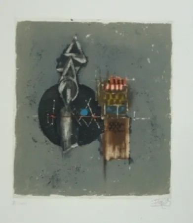 Grabado Friedlaender - Composition 16