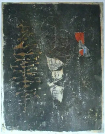 Aguatinta Friedlaender - Composition