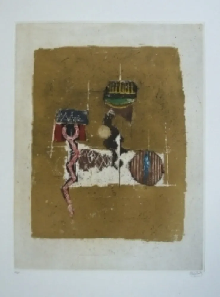 Grabado Friedlaender - Composition 27