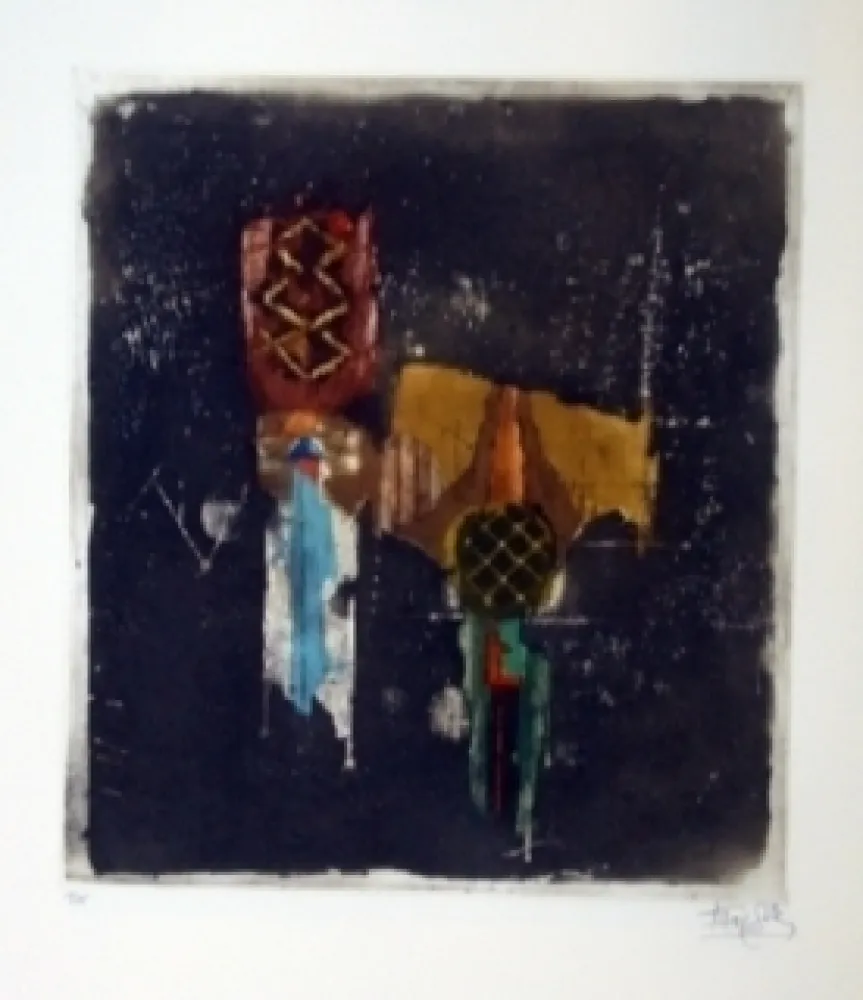 Grabado Friedlaender - Composition 37