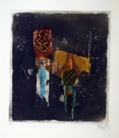 Grabado Friedlaender - Composition 37