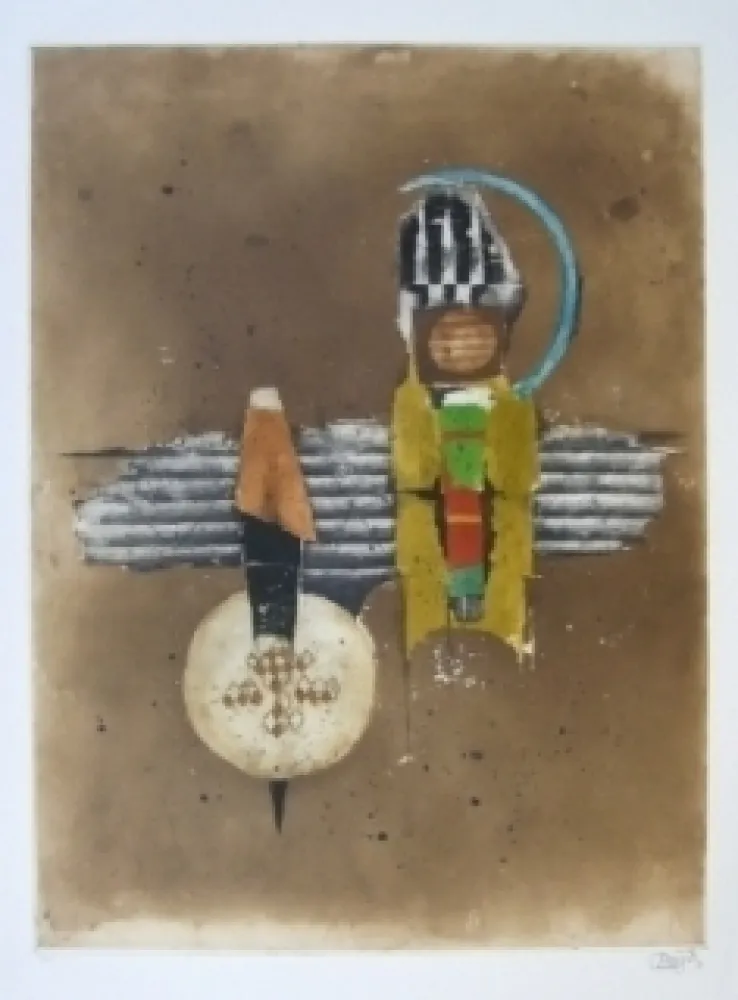 Grabado Friedlaender - Composition 5