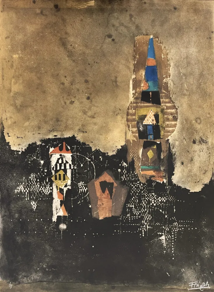 Aguafuerte Friedlaender - Composition III