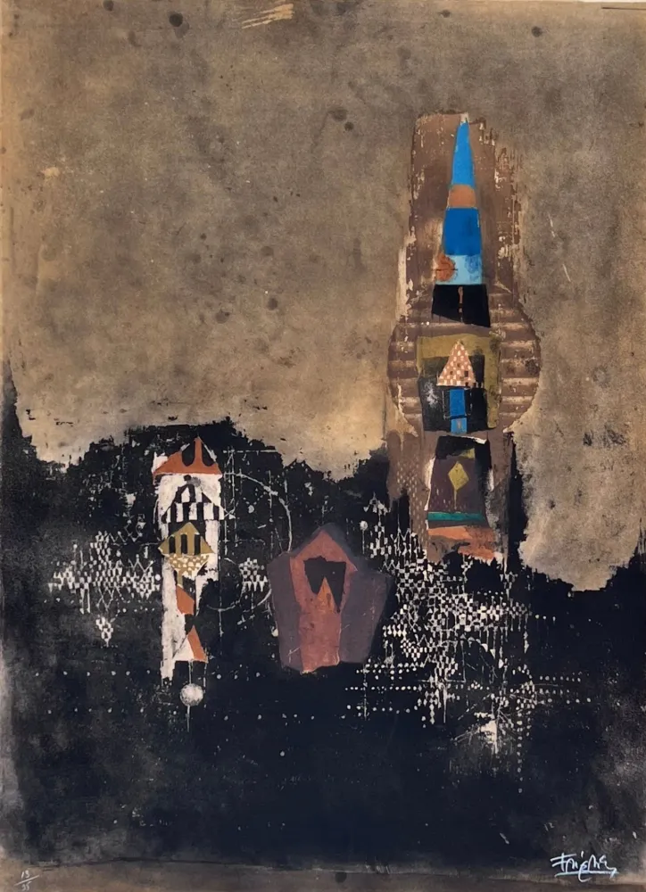 Grabado Friedlaender - Composition III 