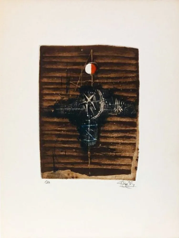 Grabado Friedlaender - Les merveilles du ciel 