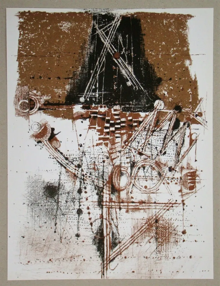 Litografía Friedlaender - Les oiseaux