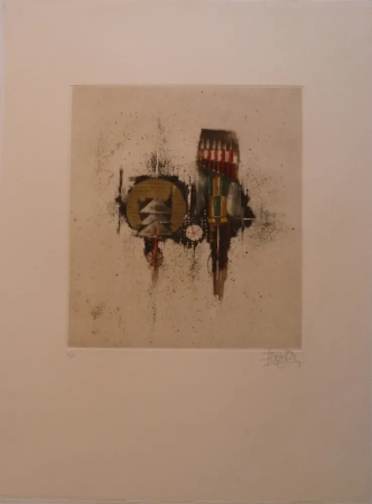 Grabado Friedlaender - Meditation II