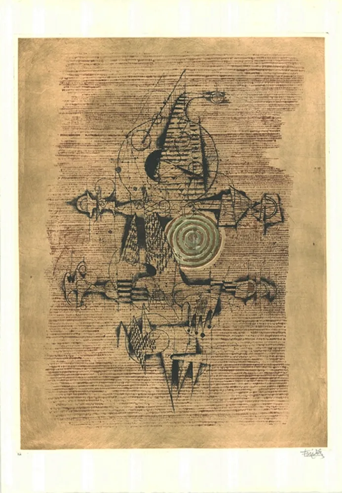 Aguafuerte Y Aguatinta Friedlaender - Sur les nuages