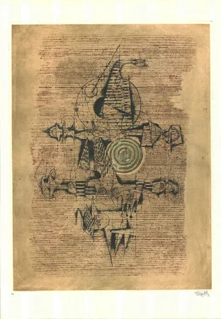 Aguafuerte Y Aguatinta Friedlaender - Sur les nuages