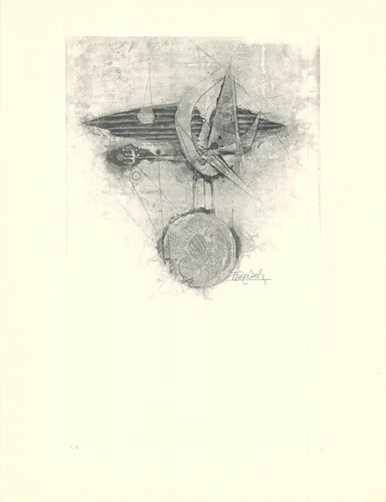 Aguafuerte Y Aguatinta Friedlaender - Trois oiseaux I