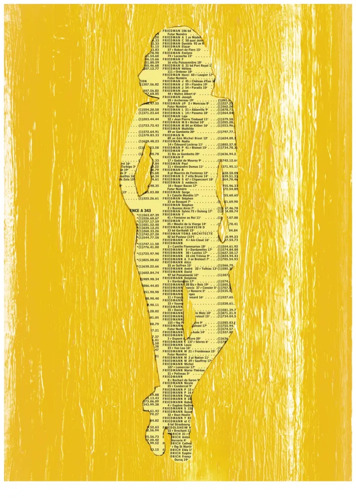 Serigrafía Friedmann - Nu (Collection Naked)