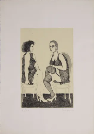 Aguafuerte Frohner - S.T.