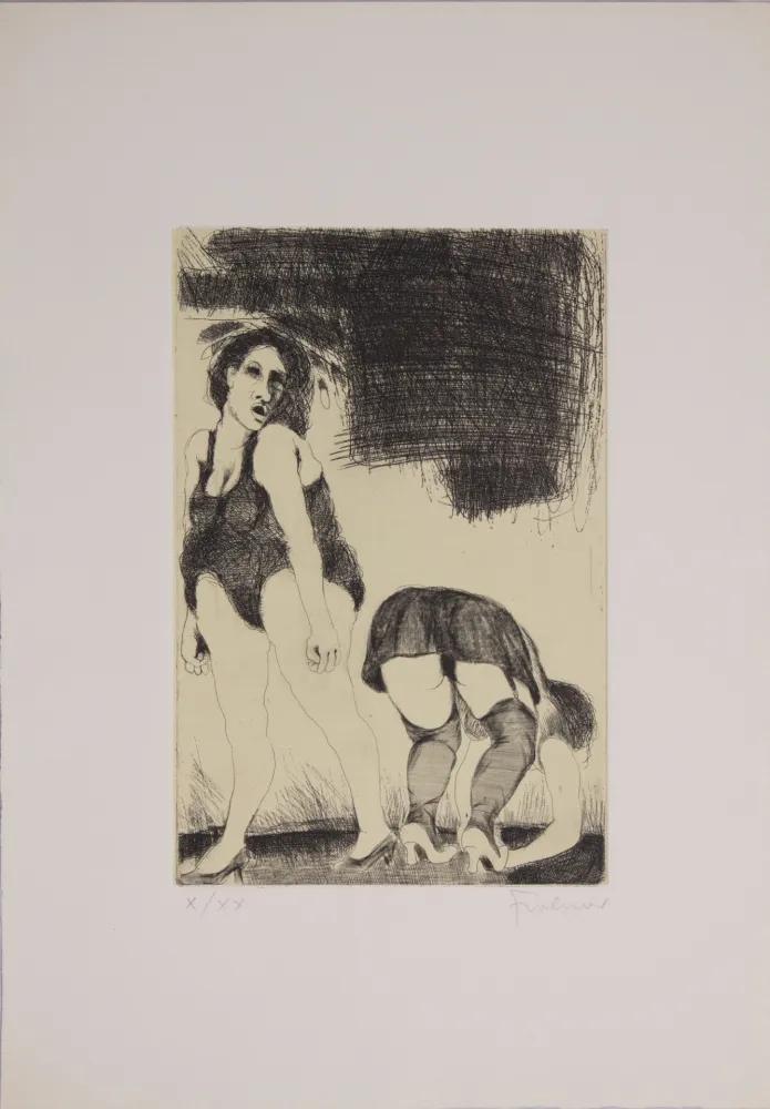 Aguafuerte Frohner - S.T.