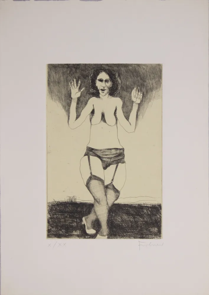 Aguafuerte Frohner - S.T.