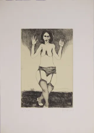 Aguafuerte Frohner - S.T.