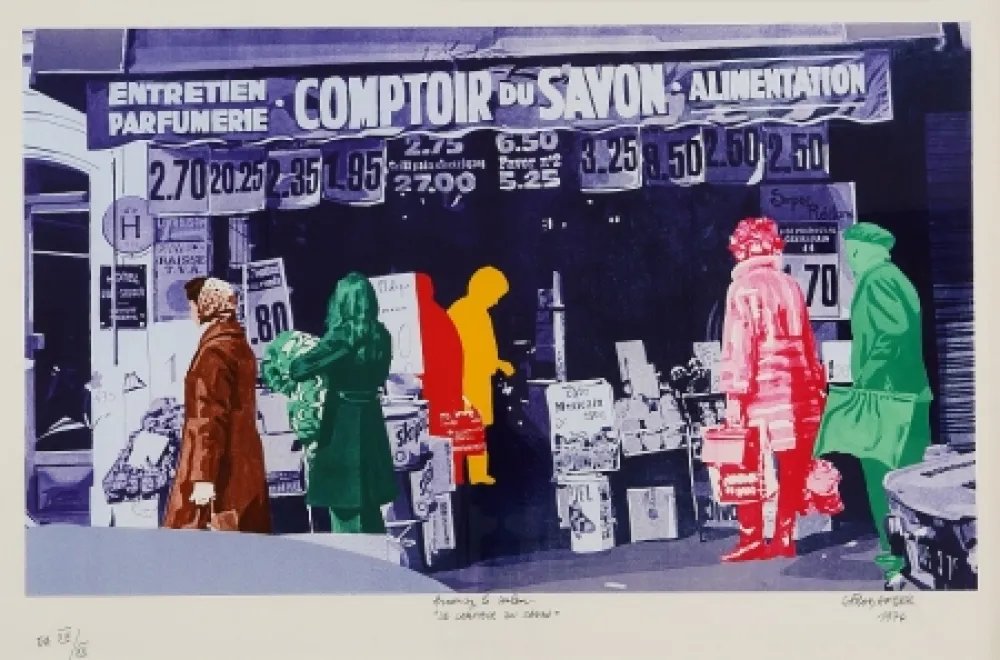 Serigrafía Fromanger - Le Comptoir du Savon 