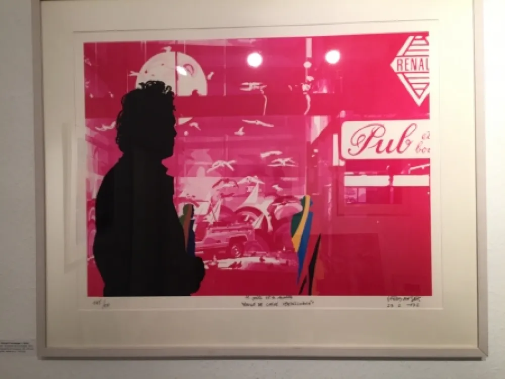 Serigrafía Fromanger - Série: Le peintre et le modèle 