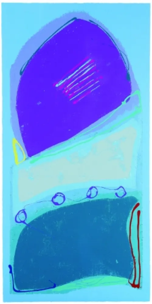 Serigrafía Frost - Blue Rondo