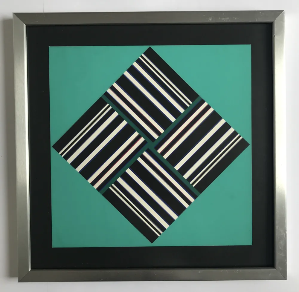 Serigrafía Fruhtrunk - Seh-Übung (d'après Dschuang Dsi)