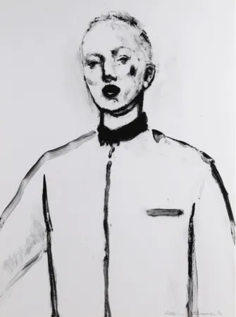 Litografía Funakoshi - The Frozen Throat