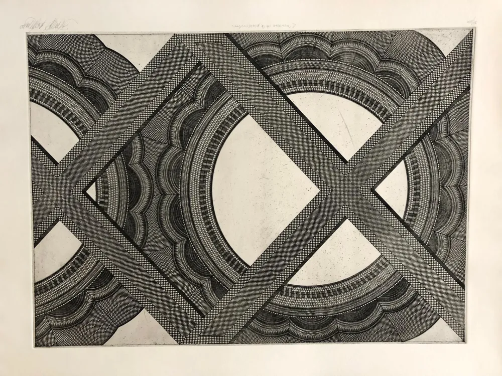 Aguatinta Gachnang - L’univers de la persécution