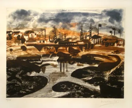 Aguafuerte Gal - El Río