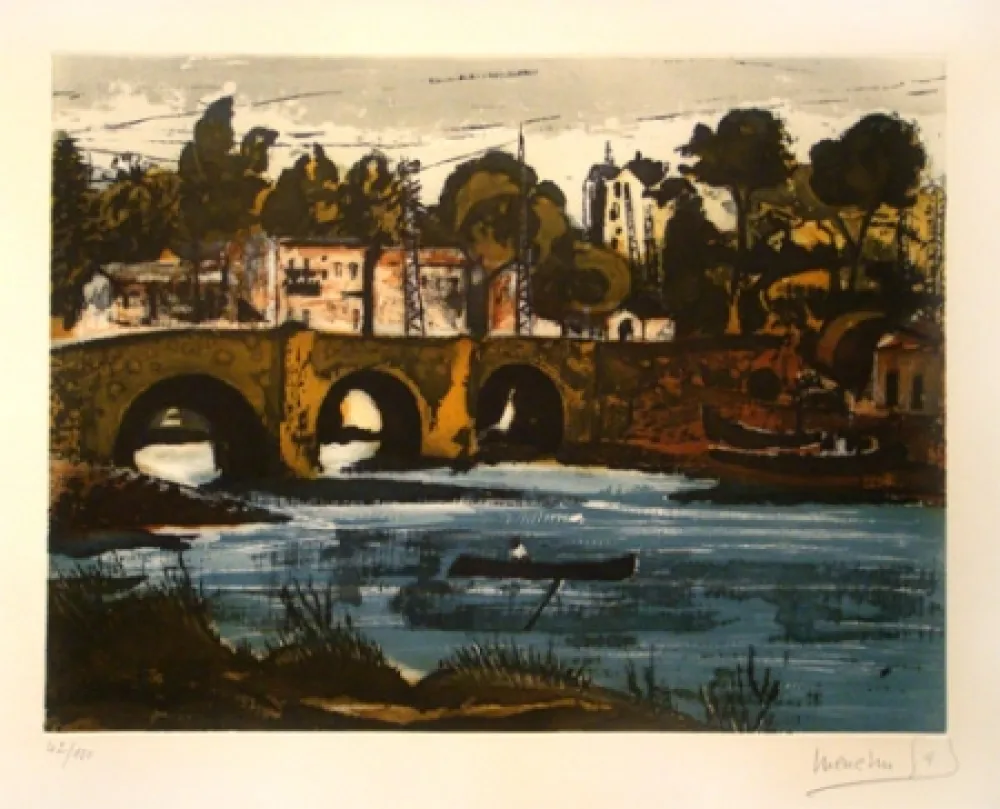 Aguafuerte Gal - En el Río se Mira la Montaña