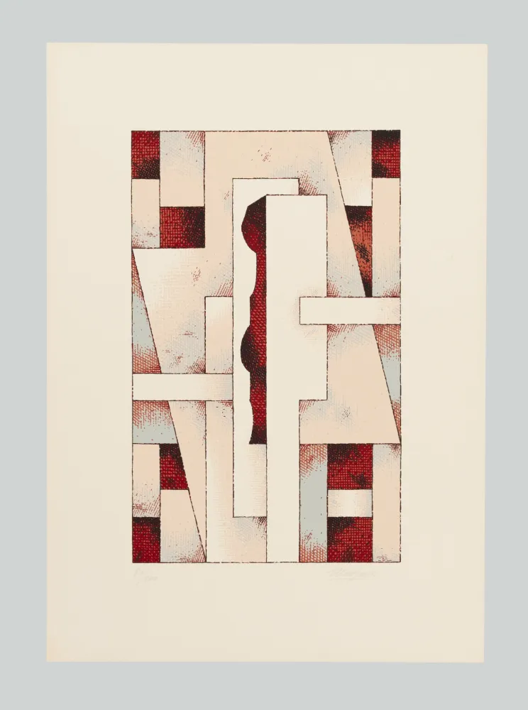 Serigrafía Galli - Composizione (Tav. D)