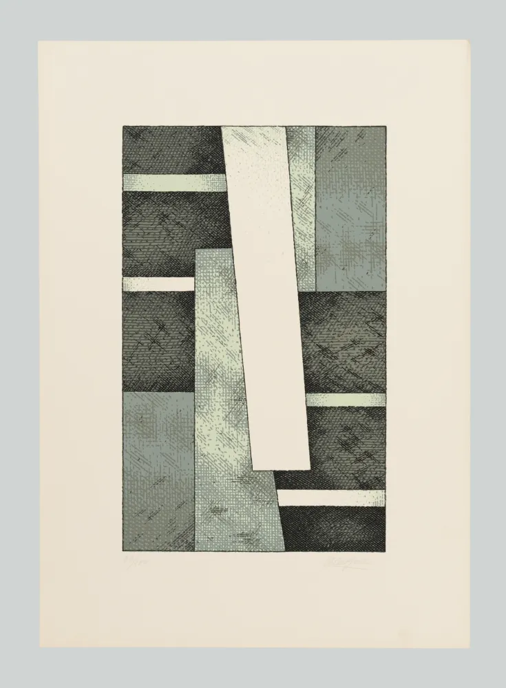 Serigrafía Galli - Composizione (Tav. E)