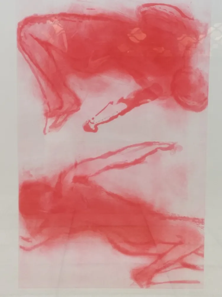 Litografía Garache - 2 figures