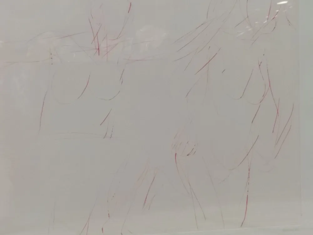 Litografía Garache - 2 personates v