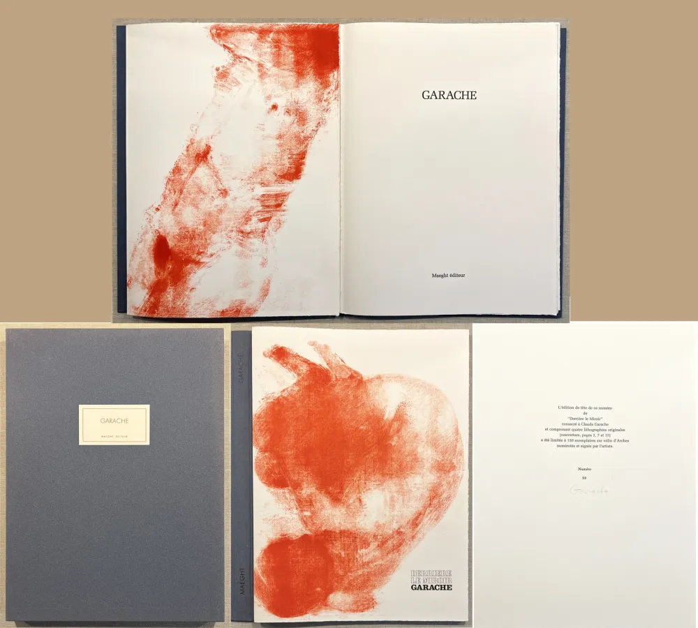 Libro Ilustrado Garache - GARACHE. DERRIÈRE LE MIROIR N°237. Janvier 1980. TIRAGE DE LUXE SIGNÉ..