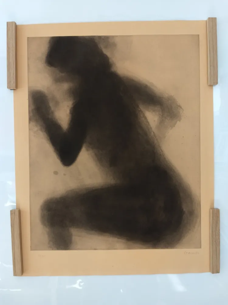 Litografía Garache - Nude