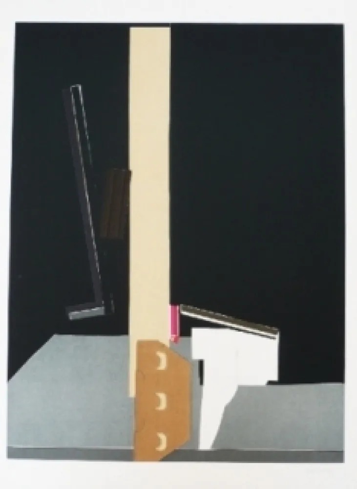 Litografía Garcia Ponce - Composition 11