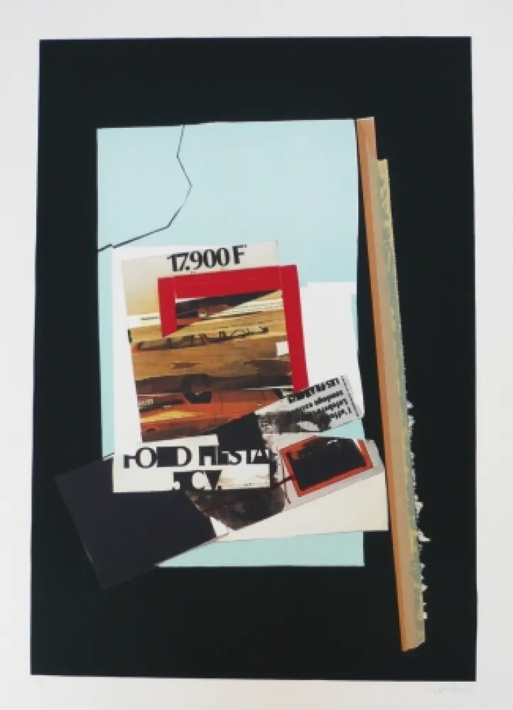 Litografía Garcia Ponce - Composition 5